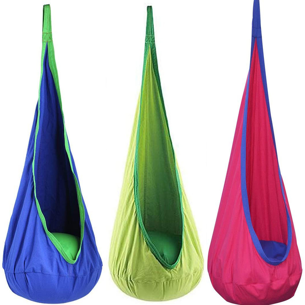Kids Outdoor Lawn Chair - Chaise suspendue pour enfants, lit balançoire