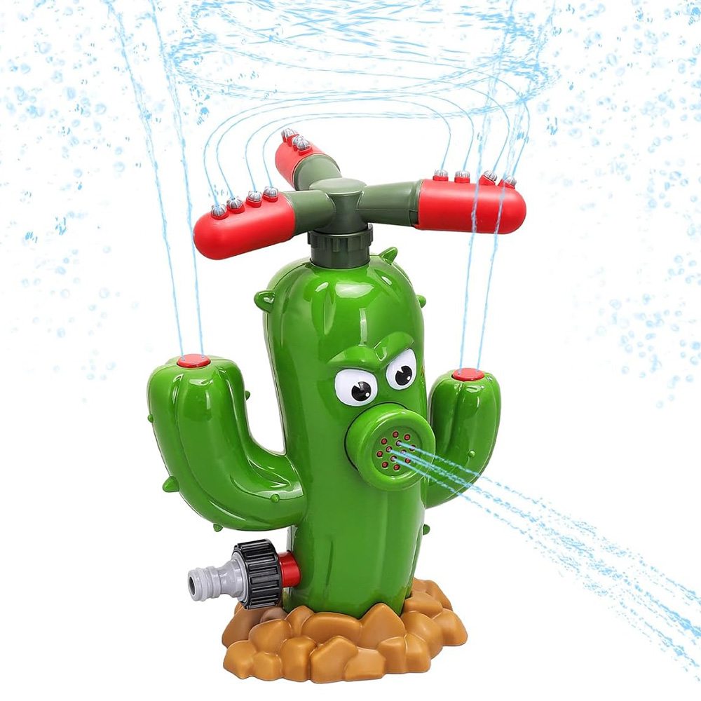 Kids Outdoor Play Area - Jouet d'arrosage en forme de cactus,