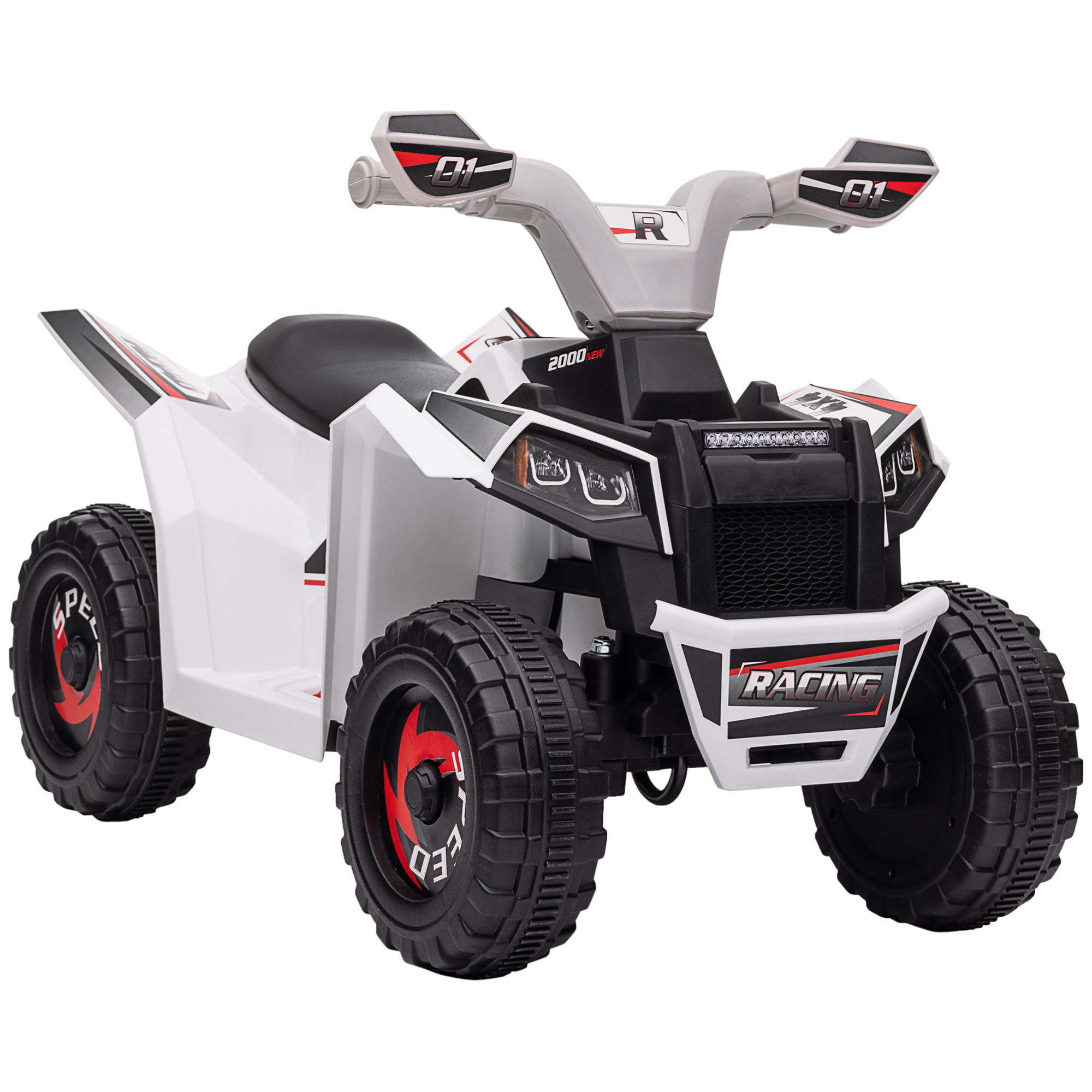 Kids Outdoor Play Yard - Voiture 6V pour enfants, design durable,