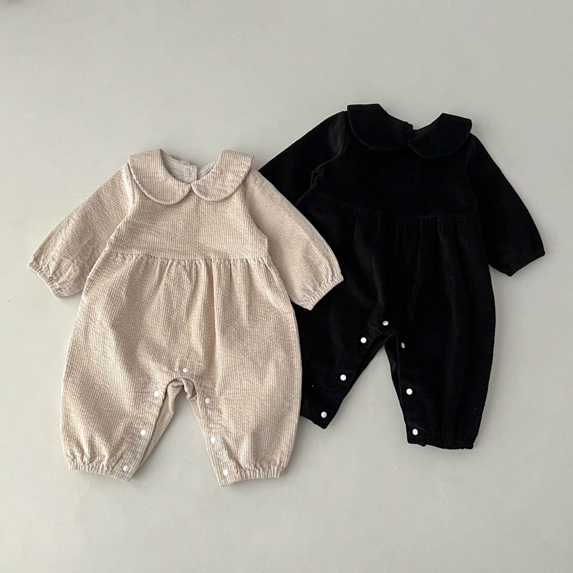 Kids Outdoor Jumpsuit - Barboteuse en velours côtelé à manches