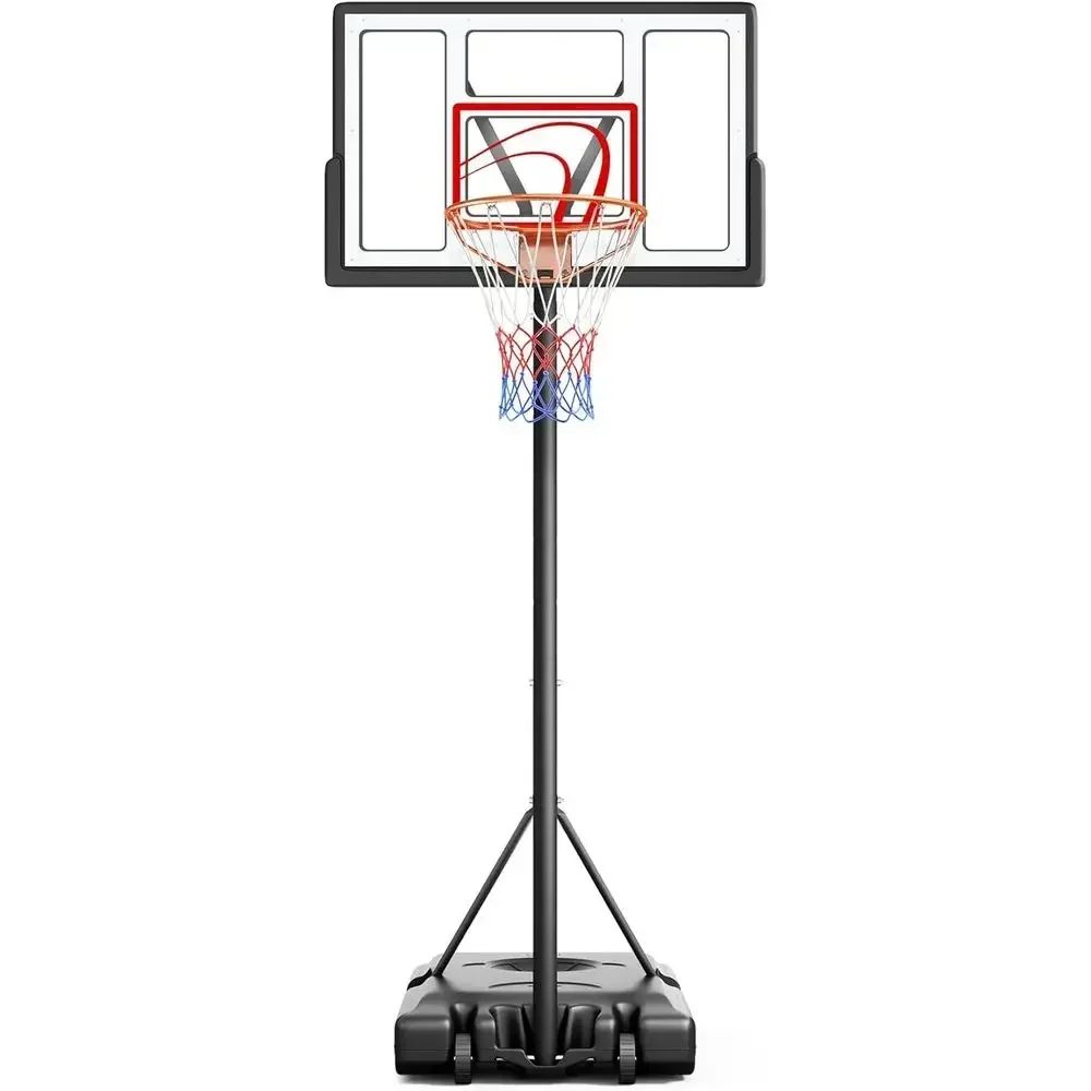 Kids Outdoor Basketball - Panier de basket portable d'extérieur, panneau
