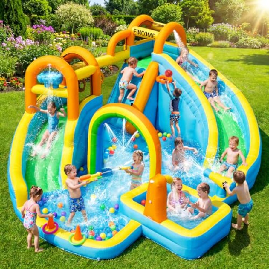 Kids Outdoor Park - Parc aquatique gonflable extérieur pour enfants