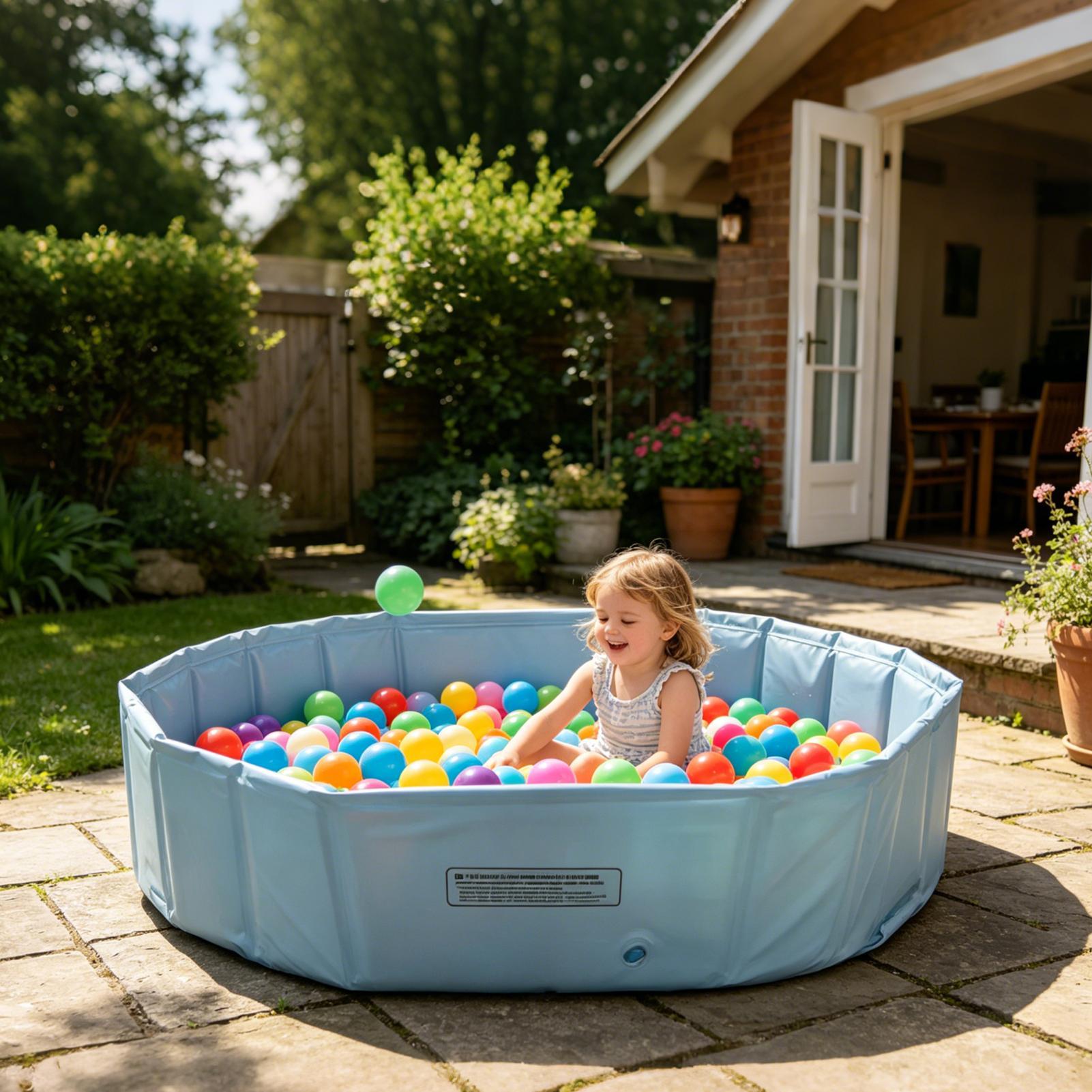 Kids Outdoor Play Yard - Piscine pliable d'extérieur pour animaux de