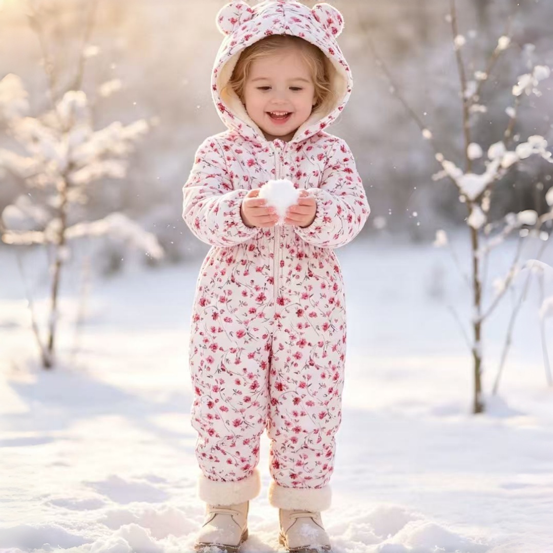 Kids Outdoor Jumpsuit - Combinaison à capuche avec fermeture éclair