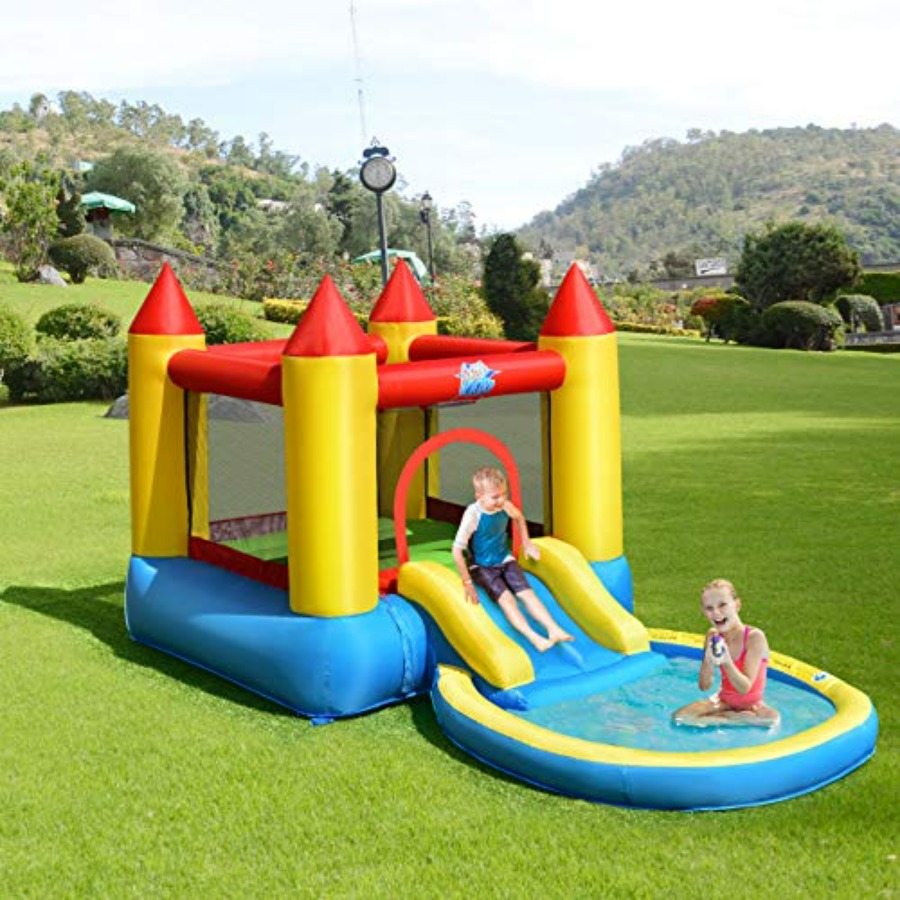 Kids Outdoor Bounce House - Structure gonflable de jardin pour enfants