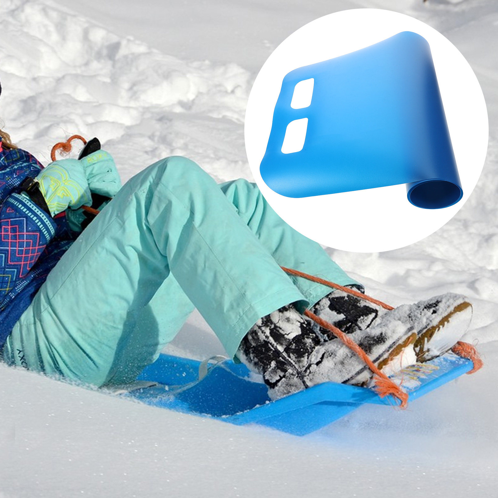 Kids Outdoor Play Yard - Luge en plastique enroulable pour enfants,