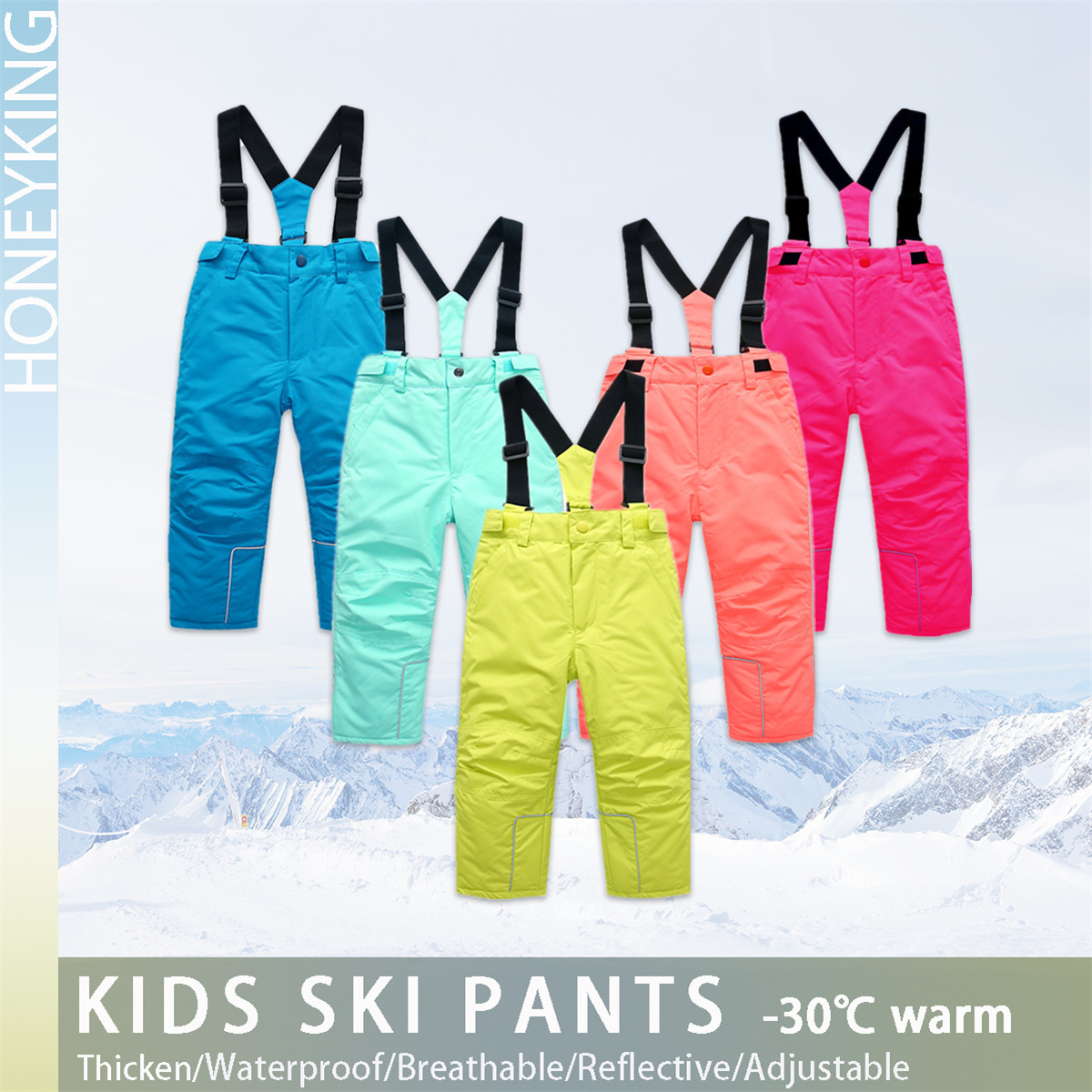 Kids Outdoor Jumpsuit - NEYKING-Combinaison de ski imperméable pour enfants,