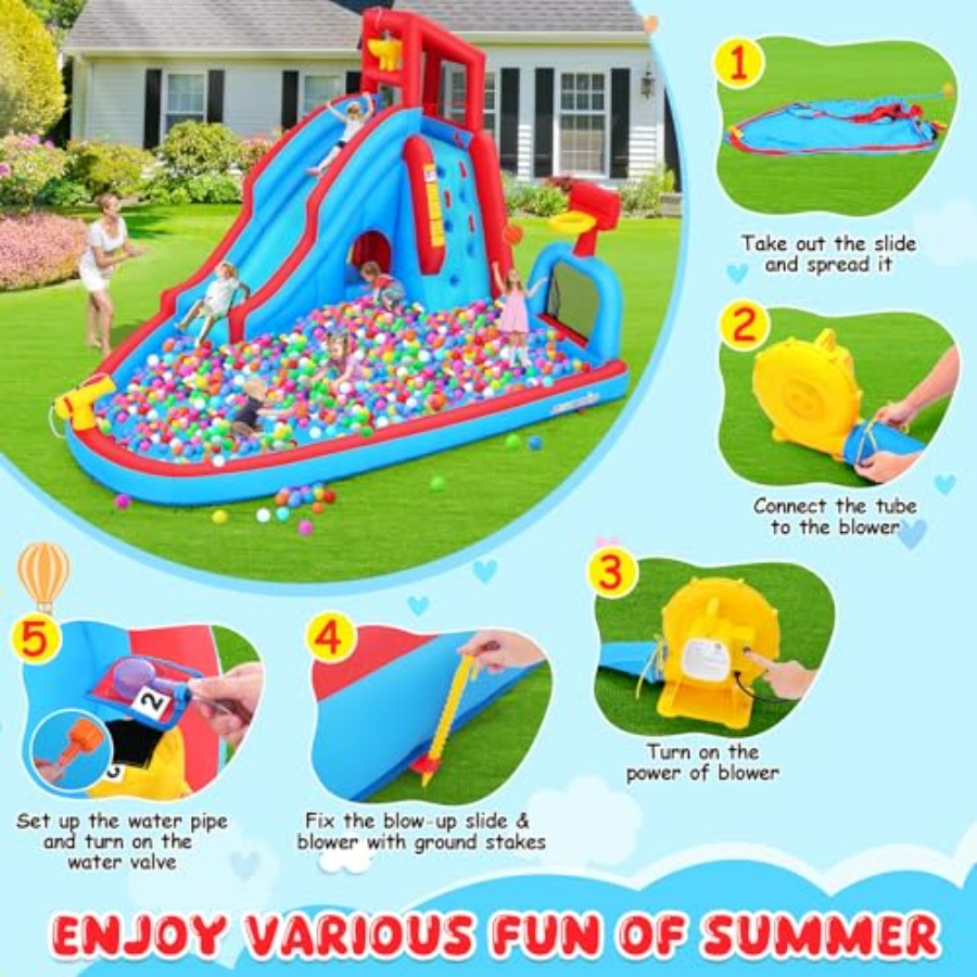 Parc aquatique gonflable pour  - Kids Outdoor Climbing avis et prix