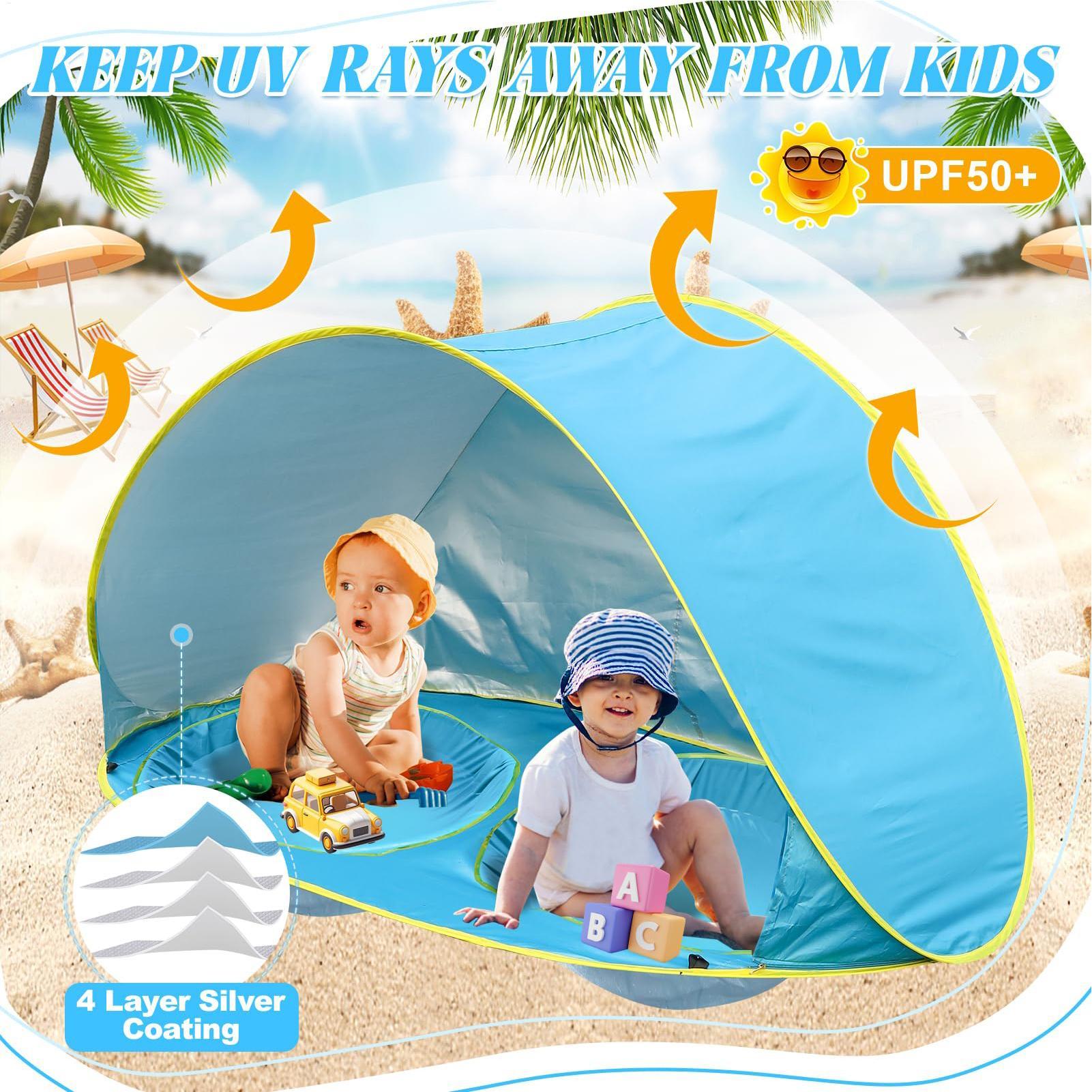 Tente de plage pour enfants av - Kids Outdoor Daybed avis et prix