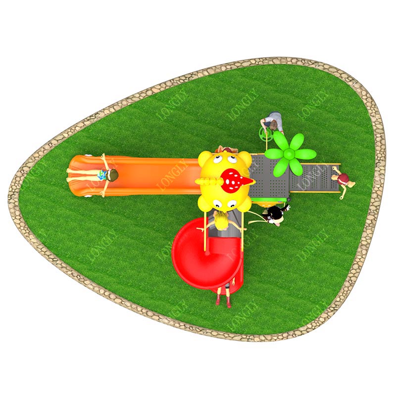 Toboggan en plastique commerci - Kids Outdoor Park avis et prix