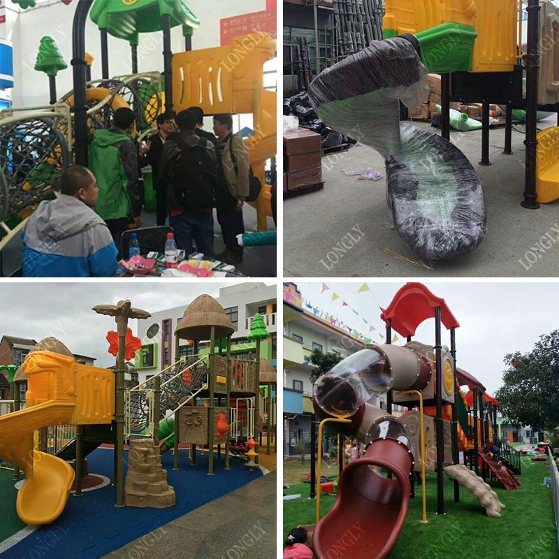 Toboggan en plastique commerci - Kids Outdoor Park avis et prix