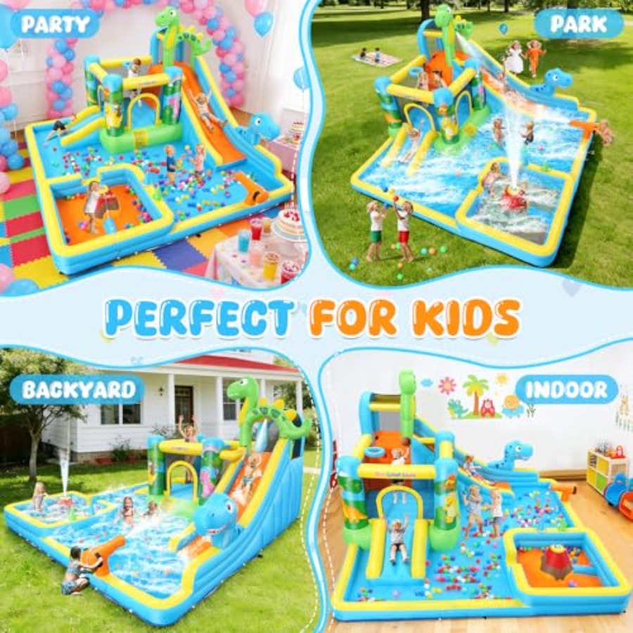Toboggan aquatique gonflable d - Kids Outdoor Bounce House avis et prix