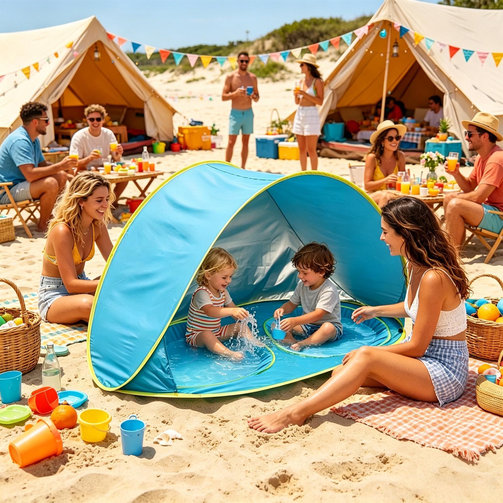 Tente de plage pour enfants, p - Kids Outdoor Daybed avis et prix
