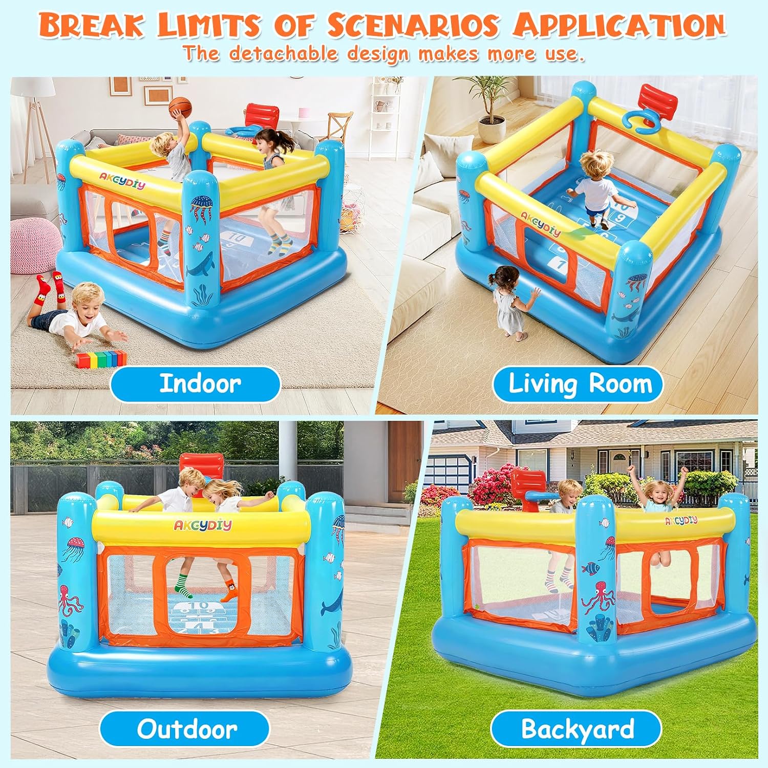Structure gonflable, structure - Kids Outdoor Bounce House avis et prix