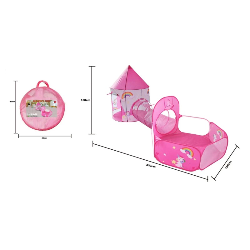 3 en 1 enfants tente maison Po - Outdoor Kids In An Indoor World avis et prix
