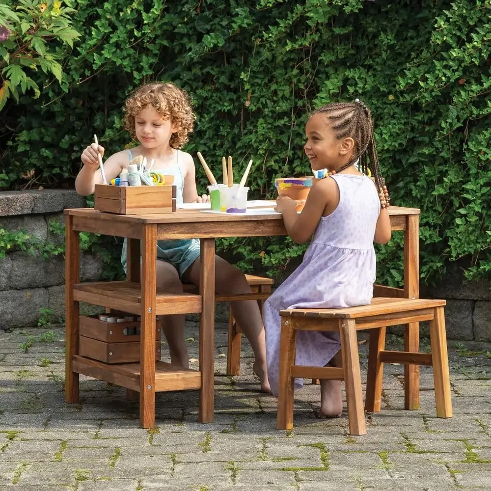 Ensemble Table et 2 Bancs d'Ex - Kids Outdoor Bench avis et prix