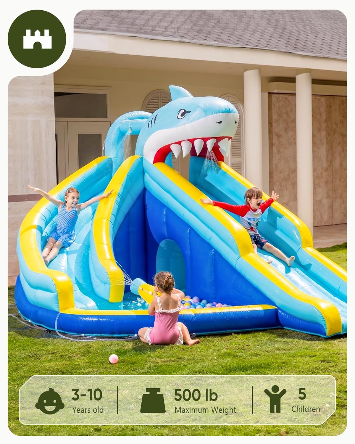 Toboggan aquatique gonflable p - Kids Outdoor Bounce House avis et prix