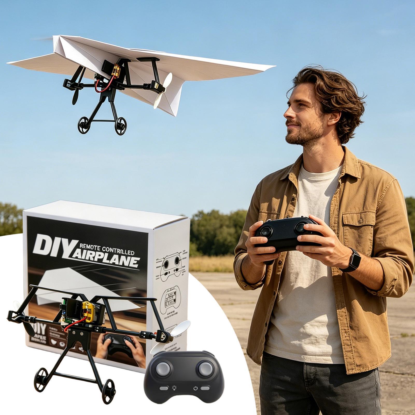 Kit d'avion en papier RC à con - Kids Outdoor Park avis et prix