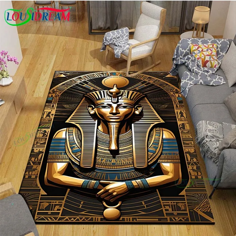 Tapis imprimé pharaon égyptien - Kids Outdoor Yoga avis et prix