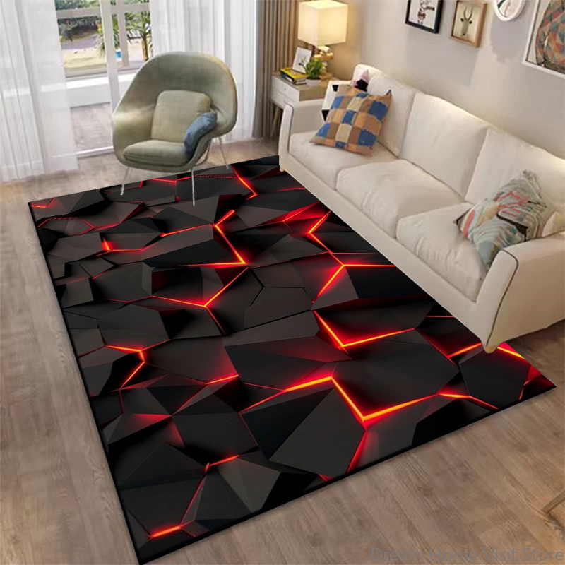 Tapis 3D abstrait à effet miro - Kids Outdoor Play Area avis et prix