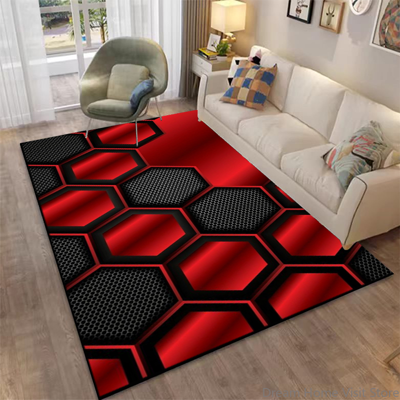 Tapis 3D abstrait à effet miro - Kids Outdoor Play Area avis et prix