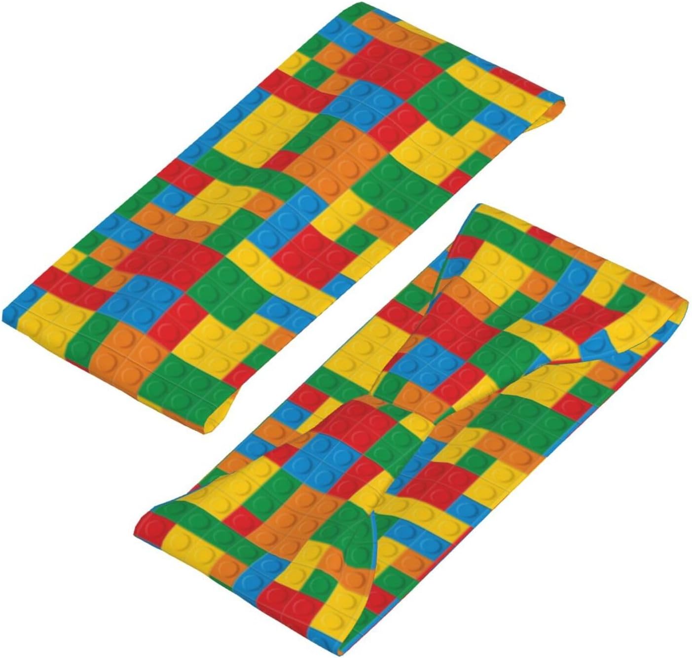 Bandeau imprimé blocs de const - Kids Outdoor Yoga avis et prix
