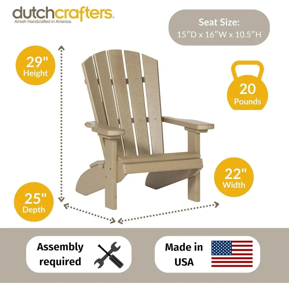 Chaise Adirondack Poly Kids, c - Kids Outdoor Adirondack Chair avis et prix