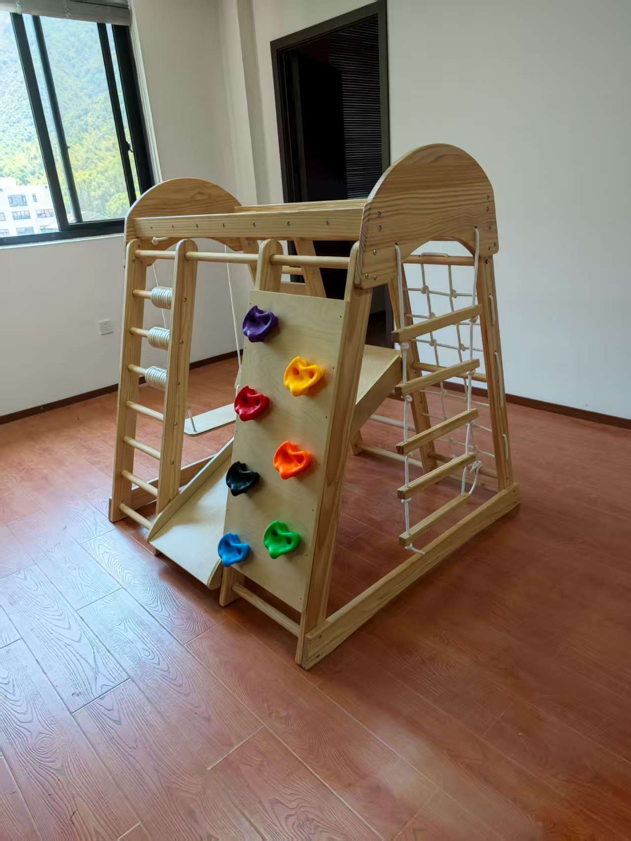 Structure d'escalade en bois p - Kids Outdoor Climbing avis et prix