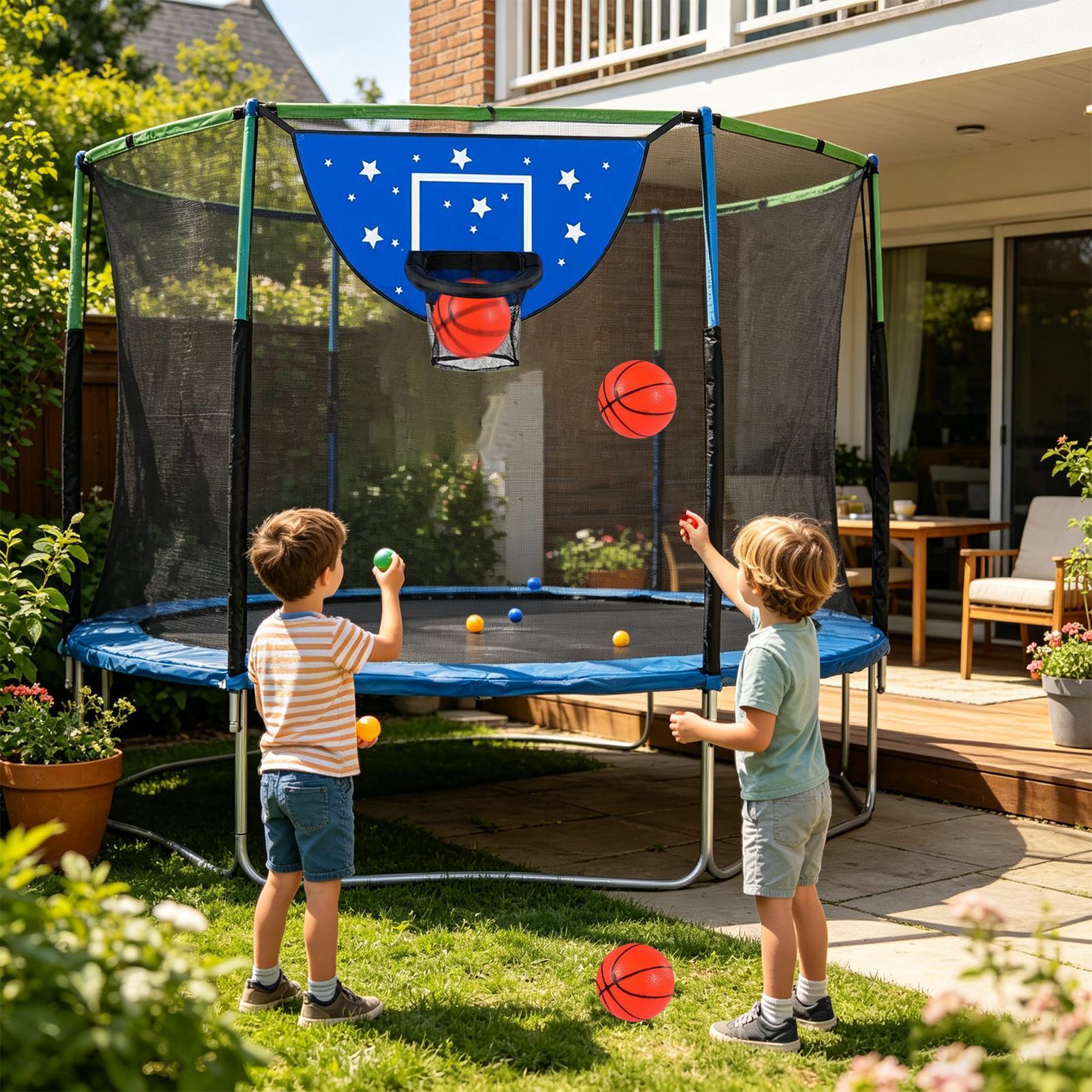But de basket-ball pour trampo - Kids Outdoor Basketball avis et prix