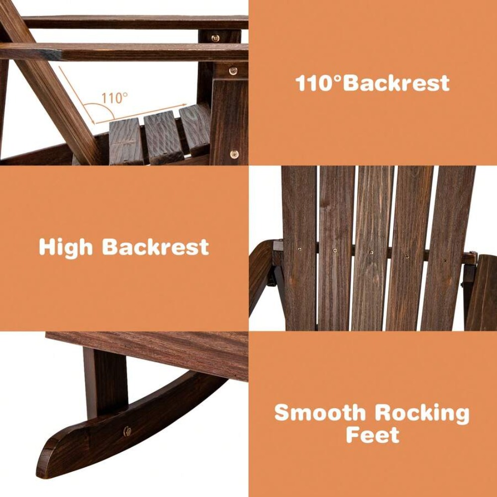Chaise à bascule Adirondack en - Kids Outdoor Adirondack Chair avis et prix