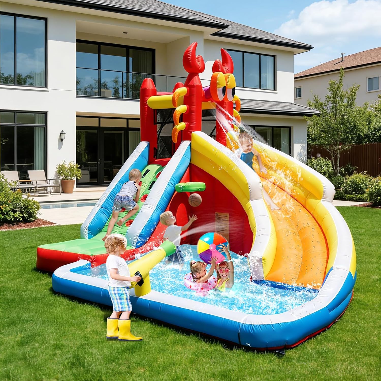 Grande structure gonflable ave - Kids Outdoor Climbing avis et prix