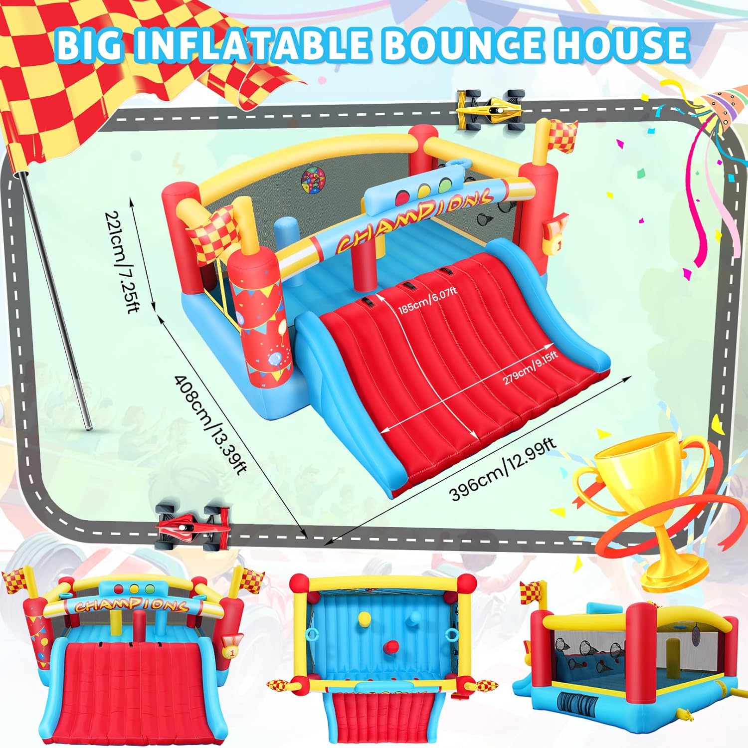 Grande structure gonflable pou - Kids Outdoor Park avis et prix
