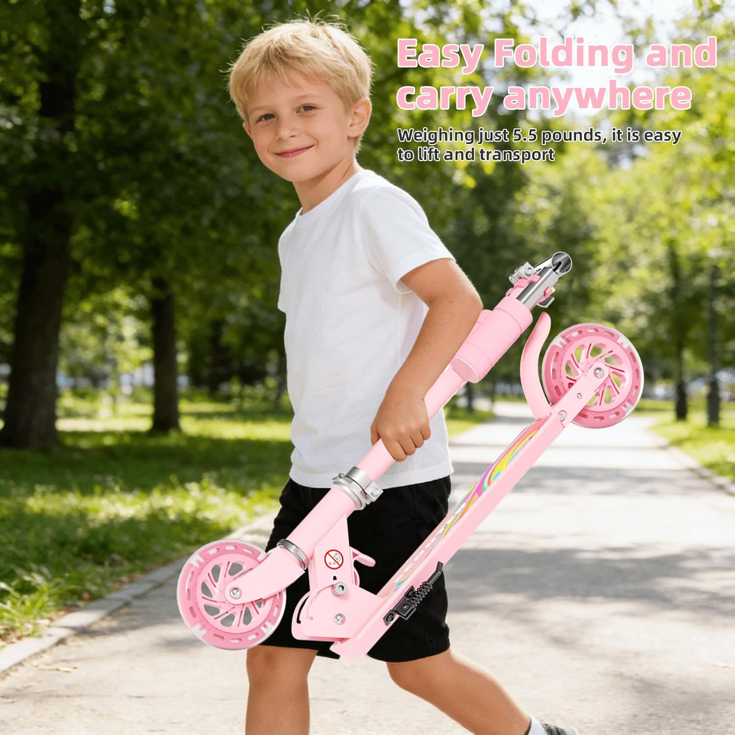 Trottinette pliable légère pou - Q Kids Outdoor avis et prix