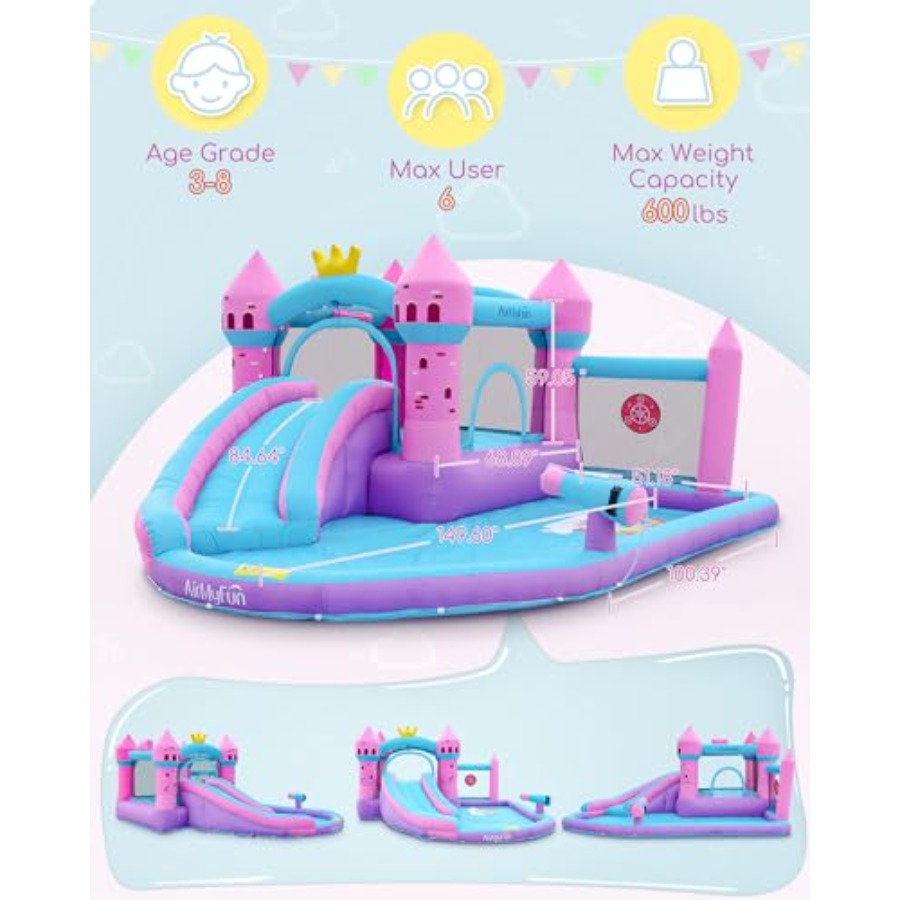 Toboggan aquatique gonflable p - Kids Outdoor Bounce House avis et prix