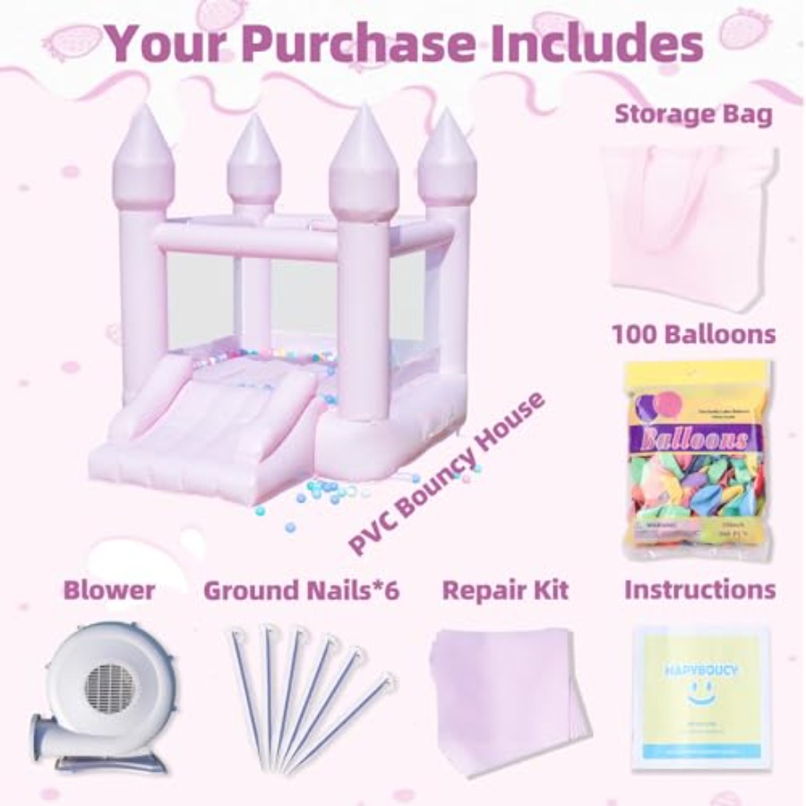 Structure gonflable en PVC pou - Kids Outdoor Bounce House avis et prix