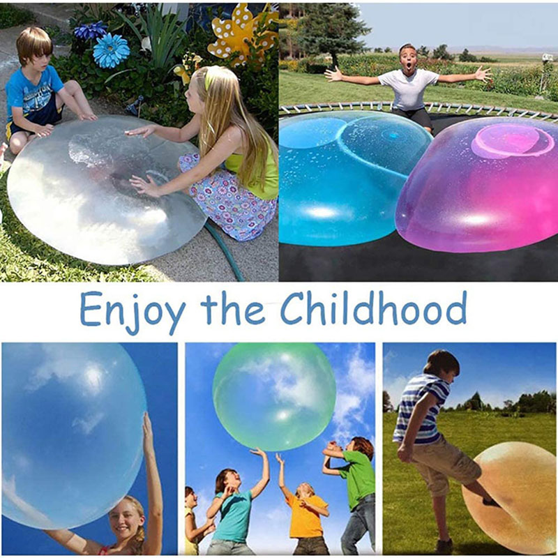 Boule à bulles remplie d'eau e - Outdoor Kids In An Indoor World avis et prix