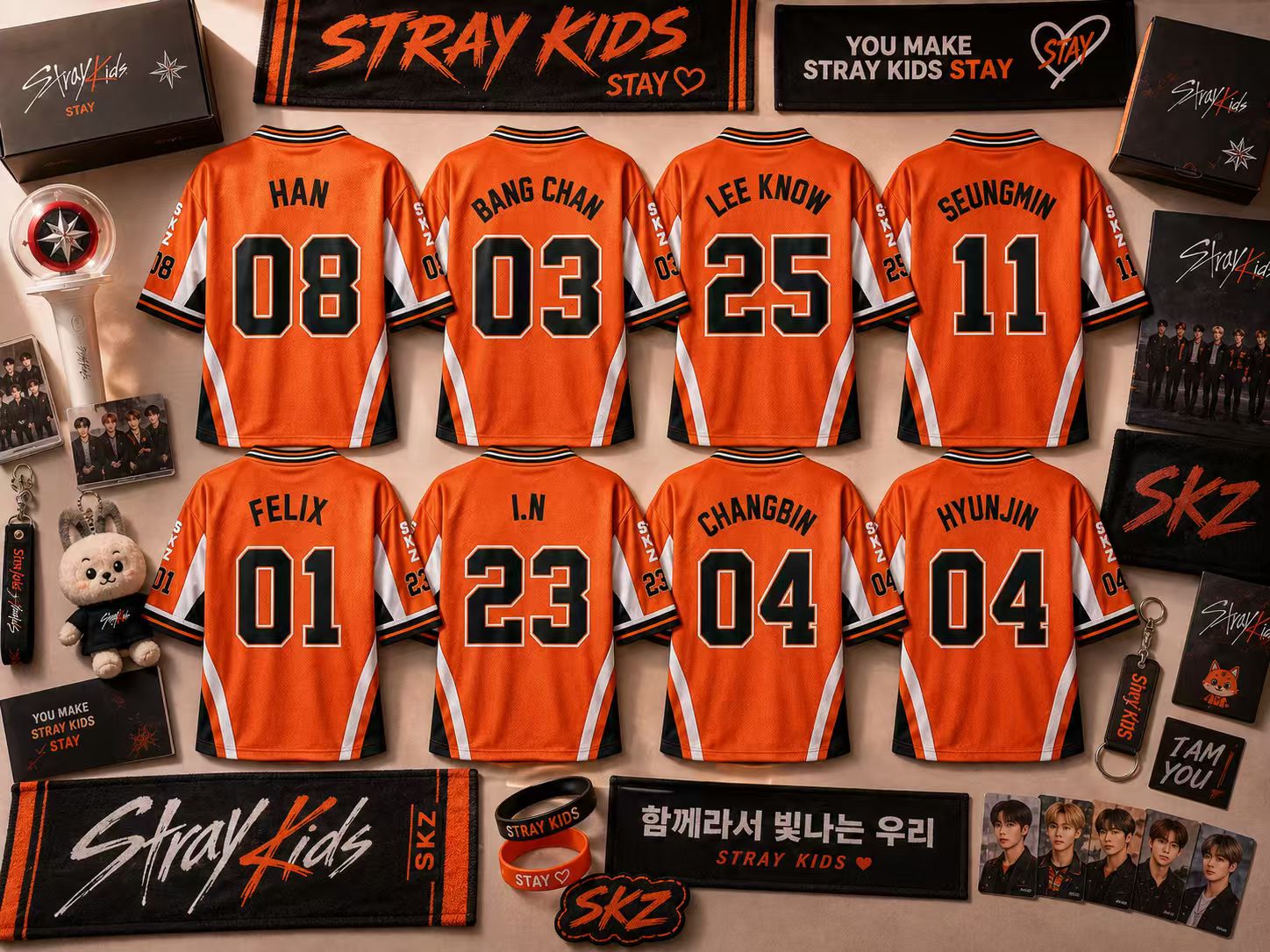 T-shirt de fan SKZ Stray Kids  - Outdoor Kids In An Indoor World avis et prix